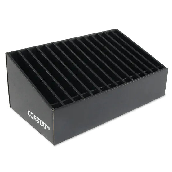 Conductive Corrugated ESD Safe Reel Storage Bin